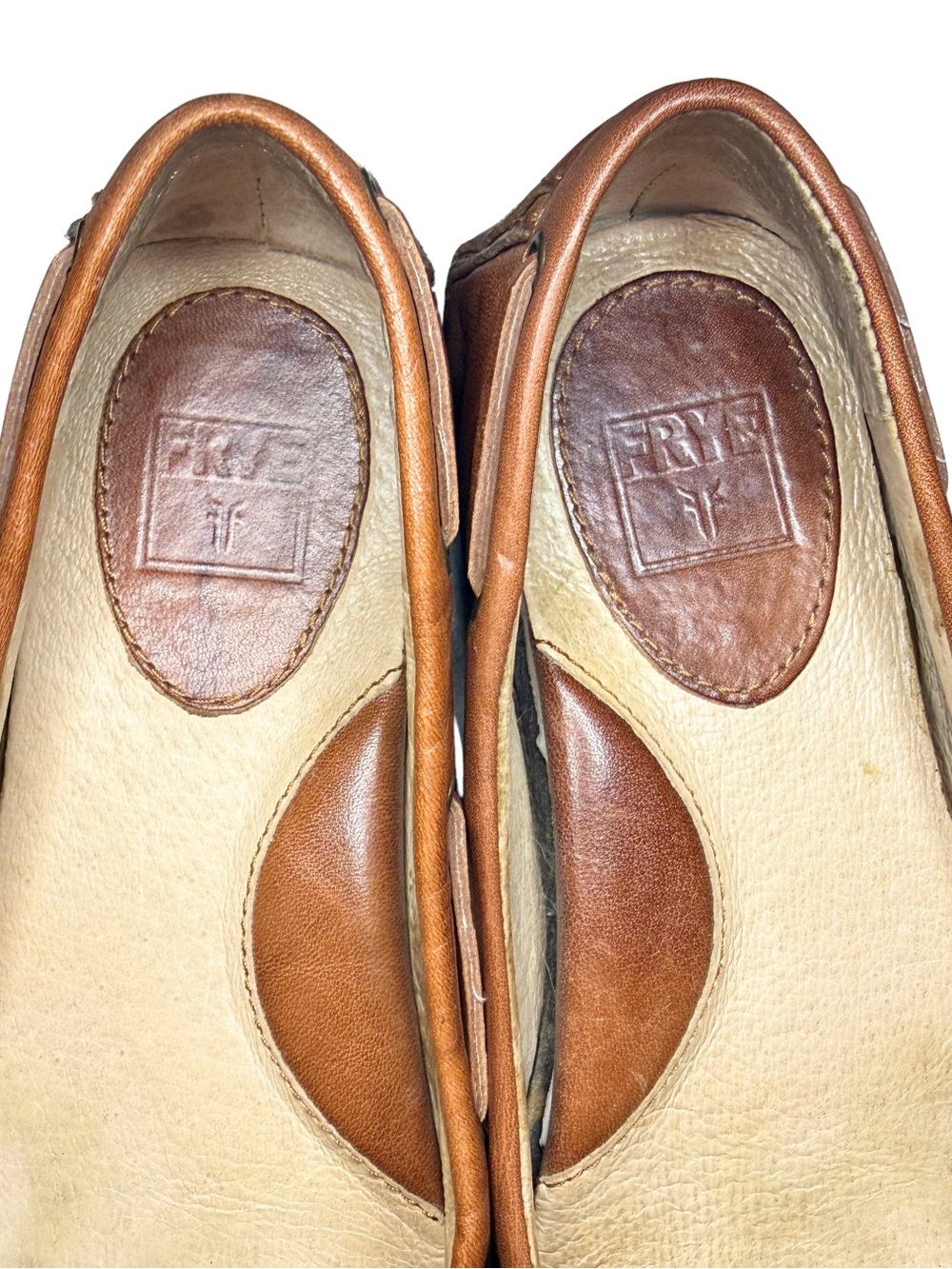 Frye Leather Reagan Campus Driver Moccasin Loafers Brown Women’s Size 7 - Picture 7 of 11